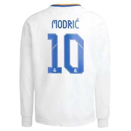 Camisolas de Futebol Real Madrid Luka Modrić 10 Principal 2021 2022 – Manga Comprida